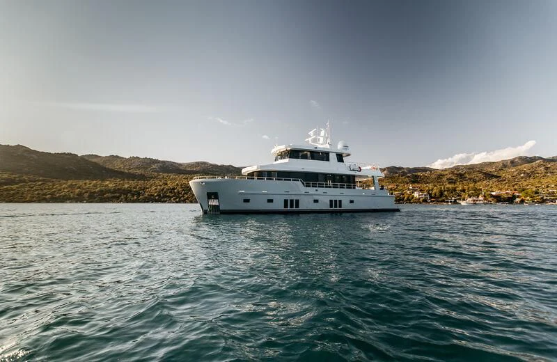 a boat on the water aboard LEMANJA Yacht for Sale