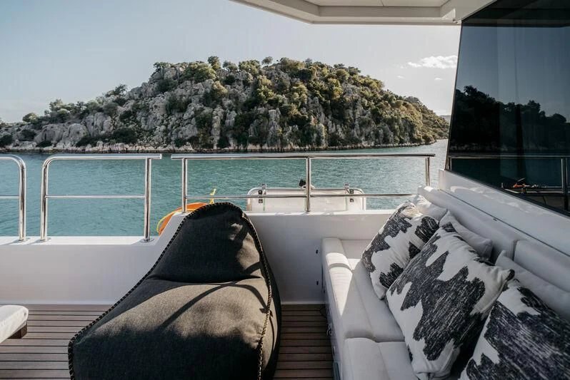 a boat on a body of water aboard LEMANJA Yacht for Sale
