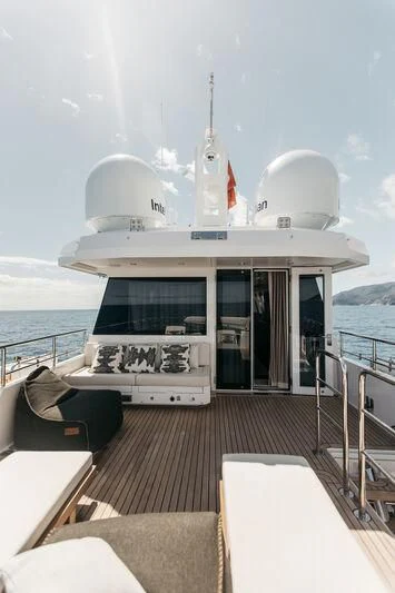 a boat on a body of water aboard LEMANJA Yacht for Sale