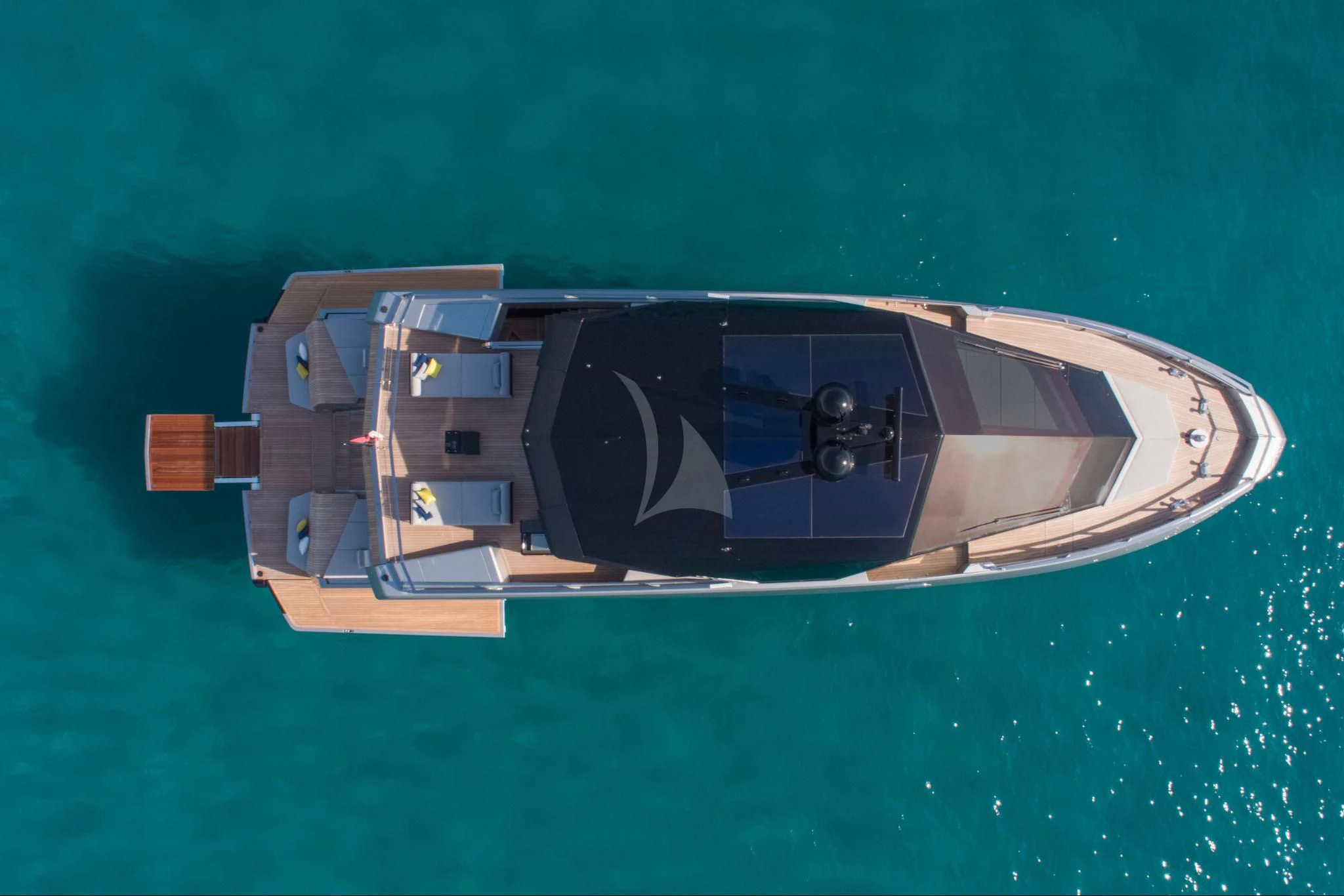 a boat floating in the water aboard WHY 200 Yacht for Sale