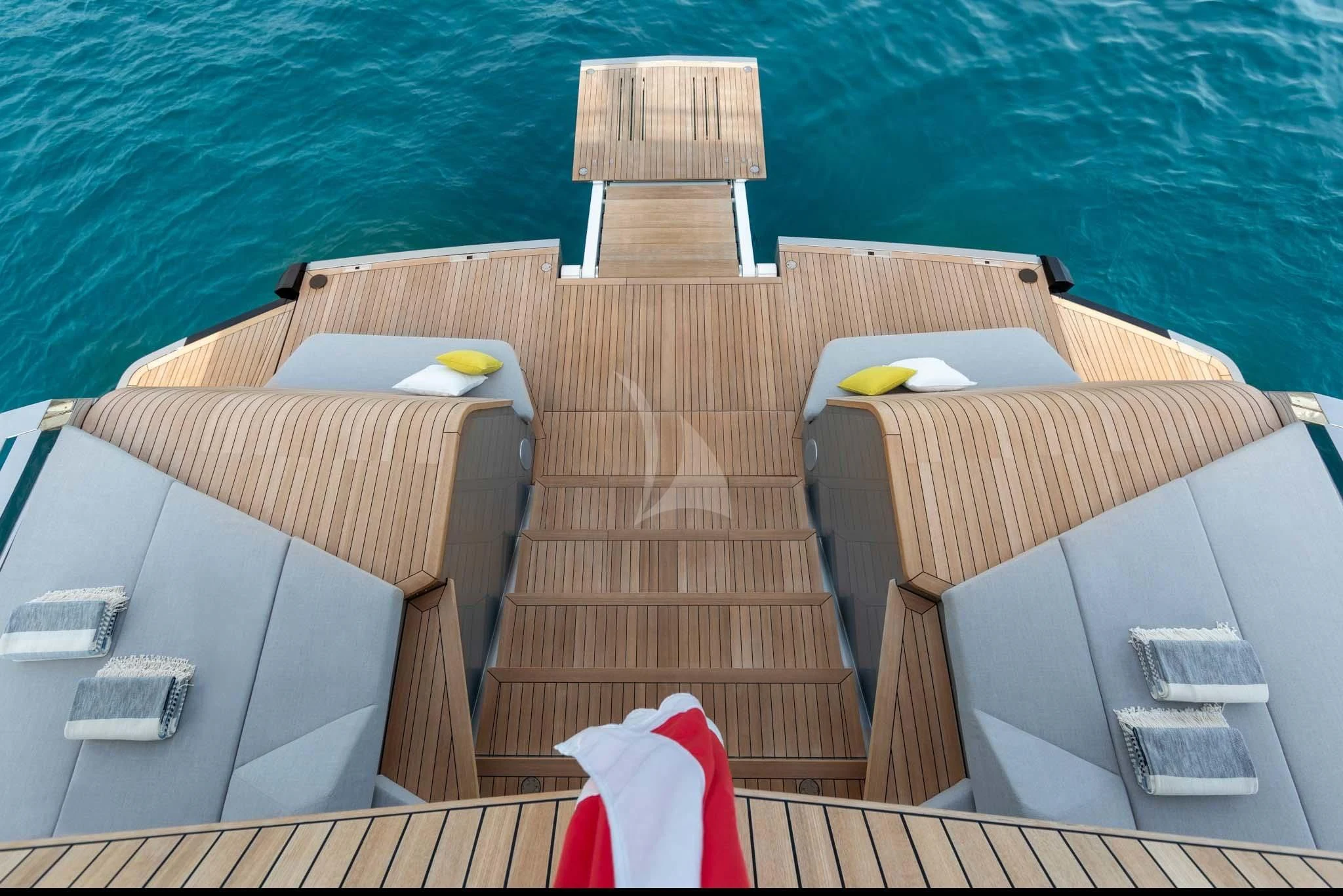 a boat with a lamp on the deck aboard WHY 200 Yacht for Sale