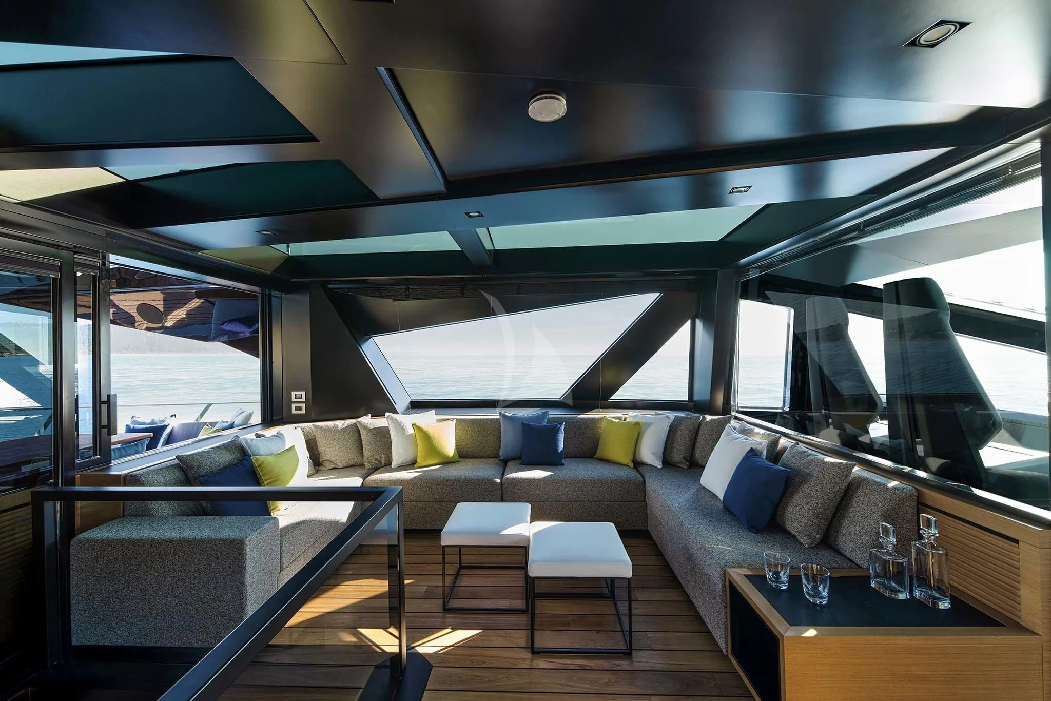 inside of a vehicle aboard WHY 200 Yacht for Sale