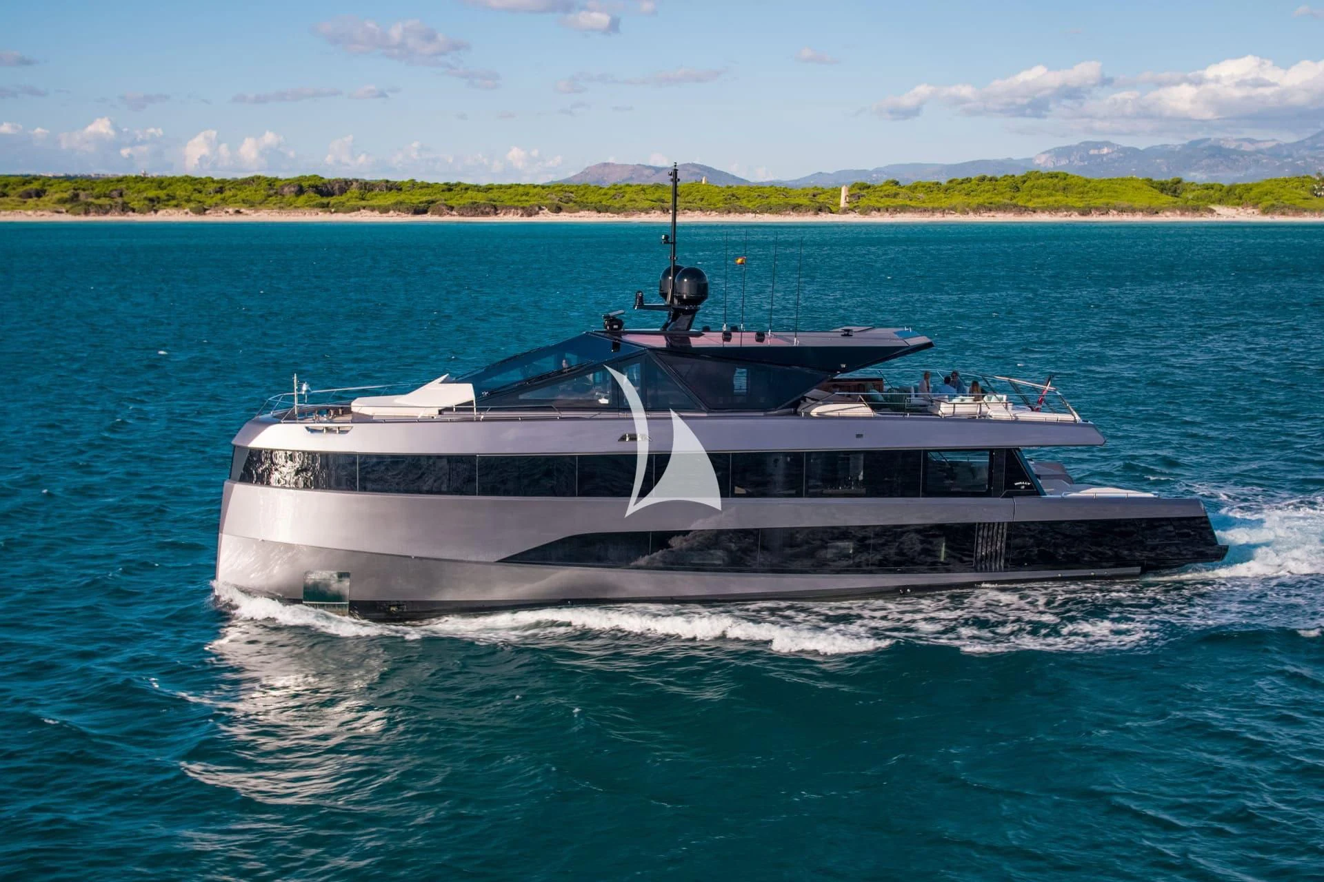 a boat on the water aboard WHY 200 Yacht for Sale