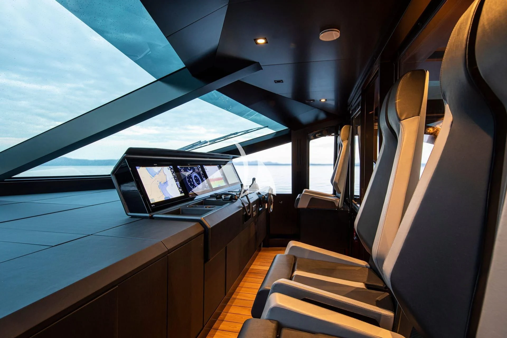 inside of a vehicle aboard WHY 200 Yacht for Sale