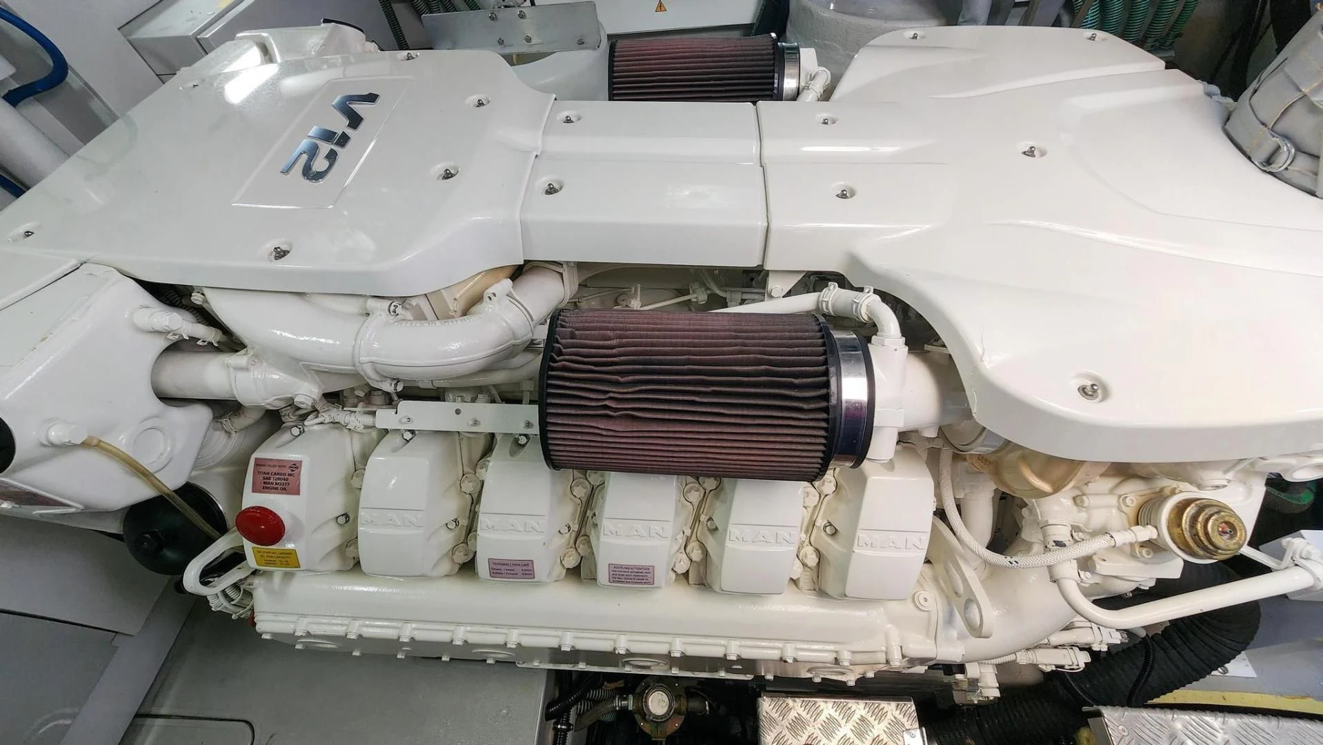 a machine with wires aboard JOLLY ROGERS Yacht for Sale