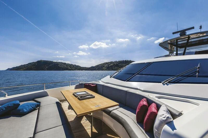 a boat on the water aboard CRAZY Yacht for Sale