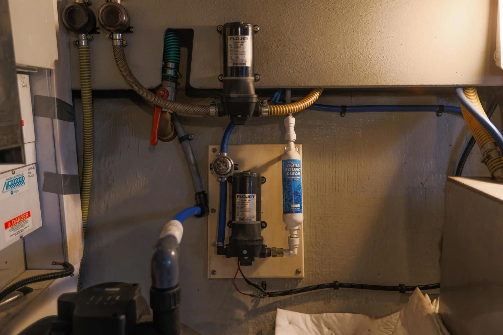 a machine with wires aboard DREAM BIG Yacht for Sale