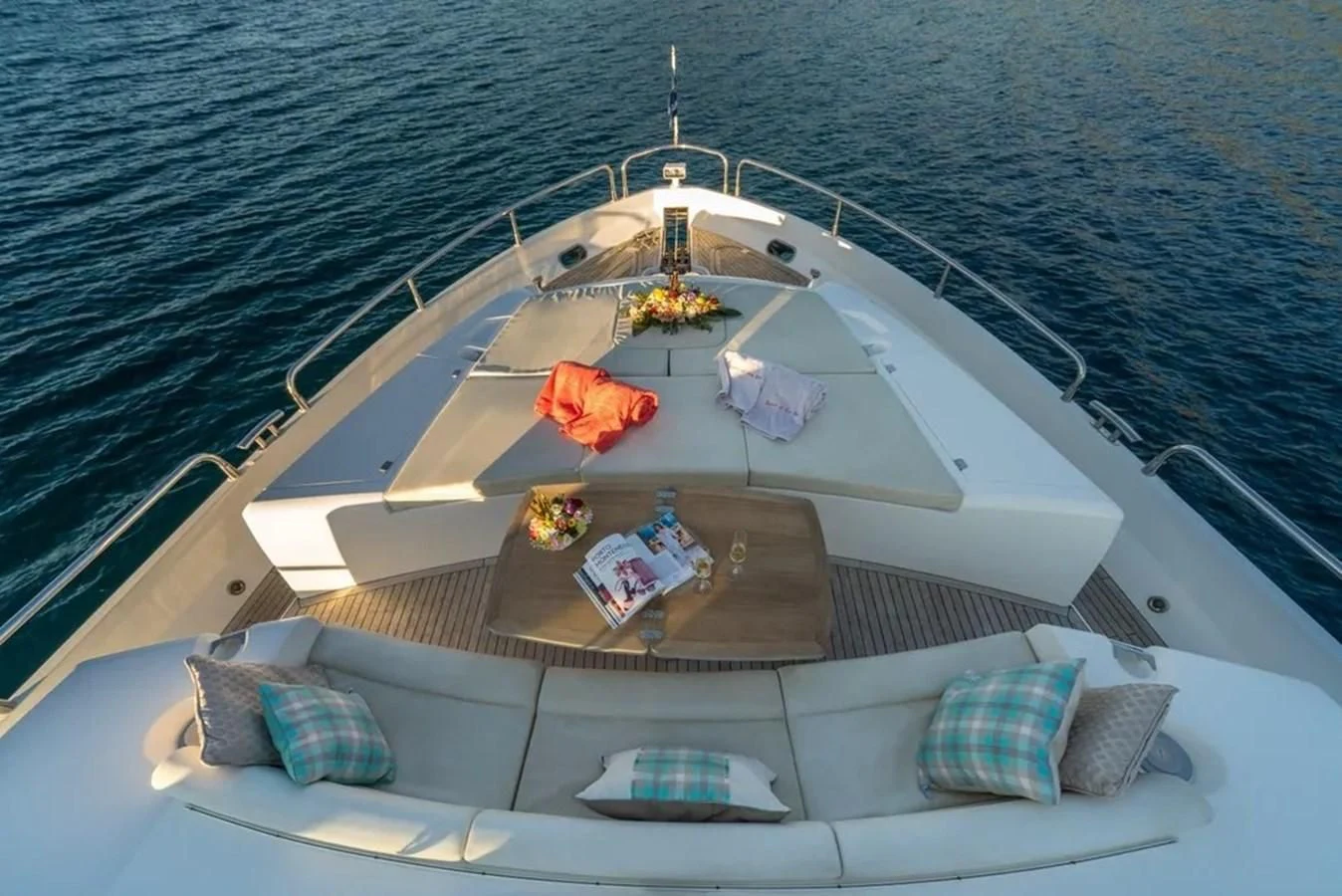 a boat on the water aboard SUNSEEKER 84 Yacht for Sale