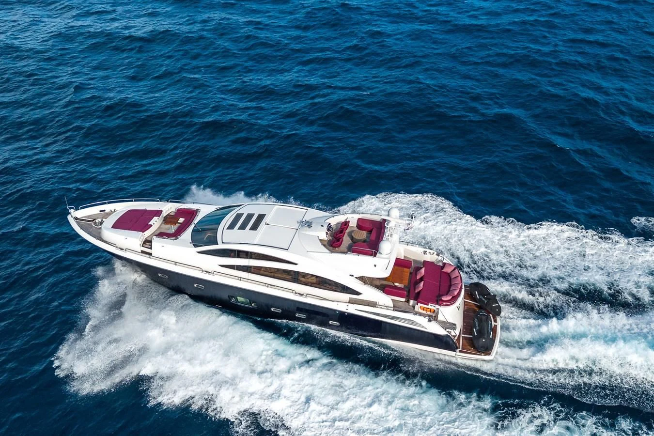 a boat in the water aboard SUNSEEKER 84 Yacht for Sale