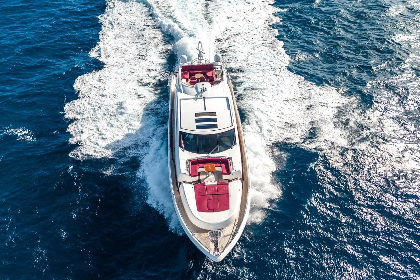 a boat on the water aboard SUNSEEKER 84 Yacht for Sale