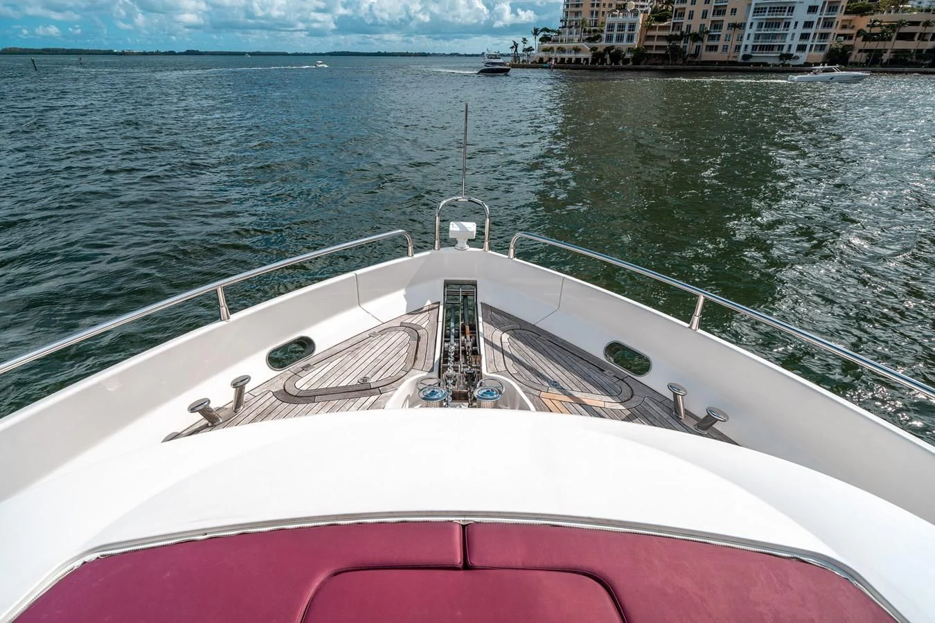 a boat on the water aboard SUNSEEKER 84 Yacht for Sale