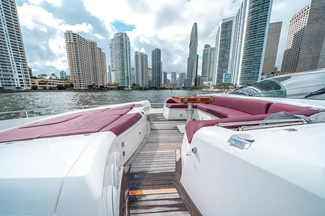 a dock with boats on it aboard SUNSEEKER 84 Yacht for Sale