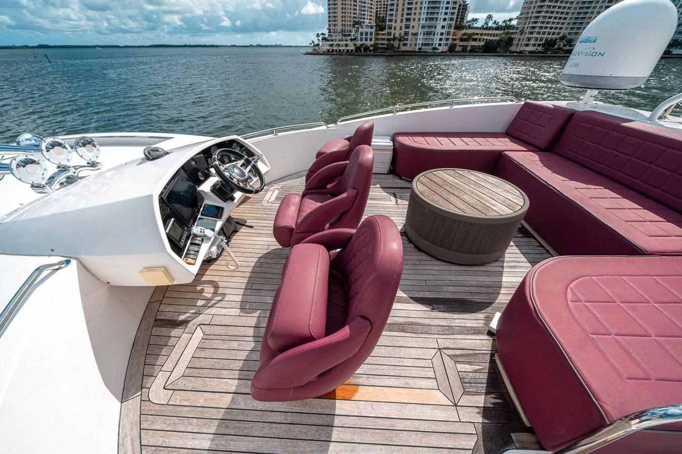 a boat on a body of water aboard SUNSEEKER 84 Yacht for Sale