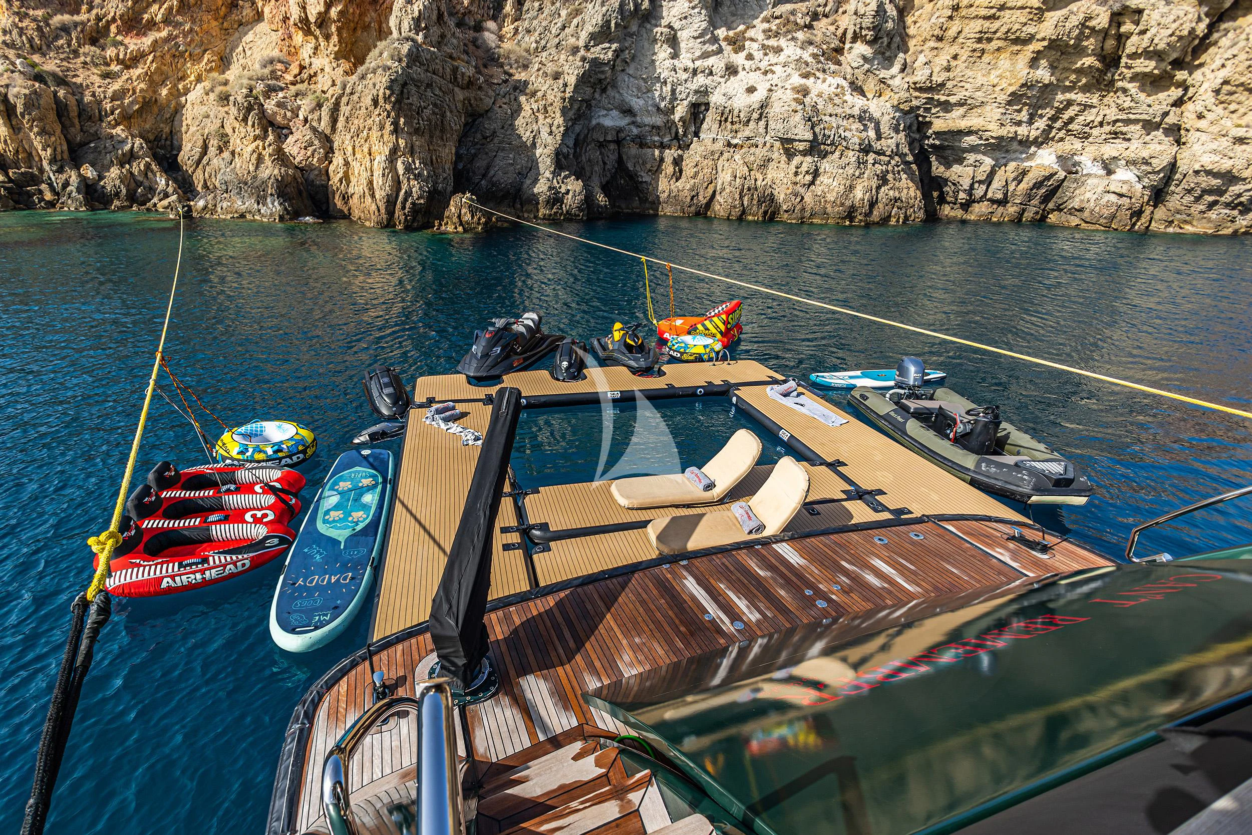 a group of boats in the water aboard CAN'T REMEMBER Yacht for Sale