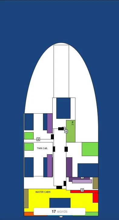 chart aboard CAN'T REMEMBER Yacht for Sale