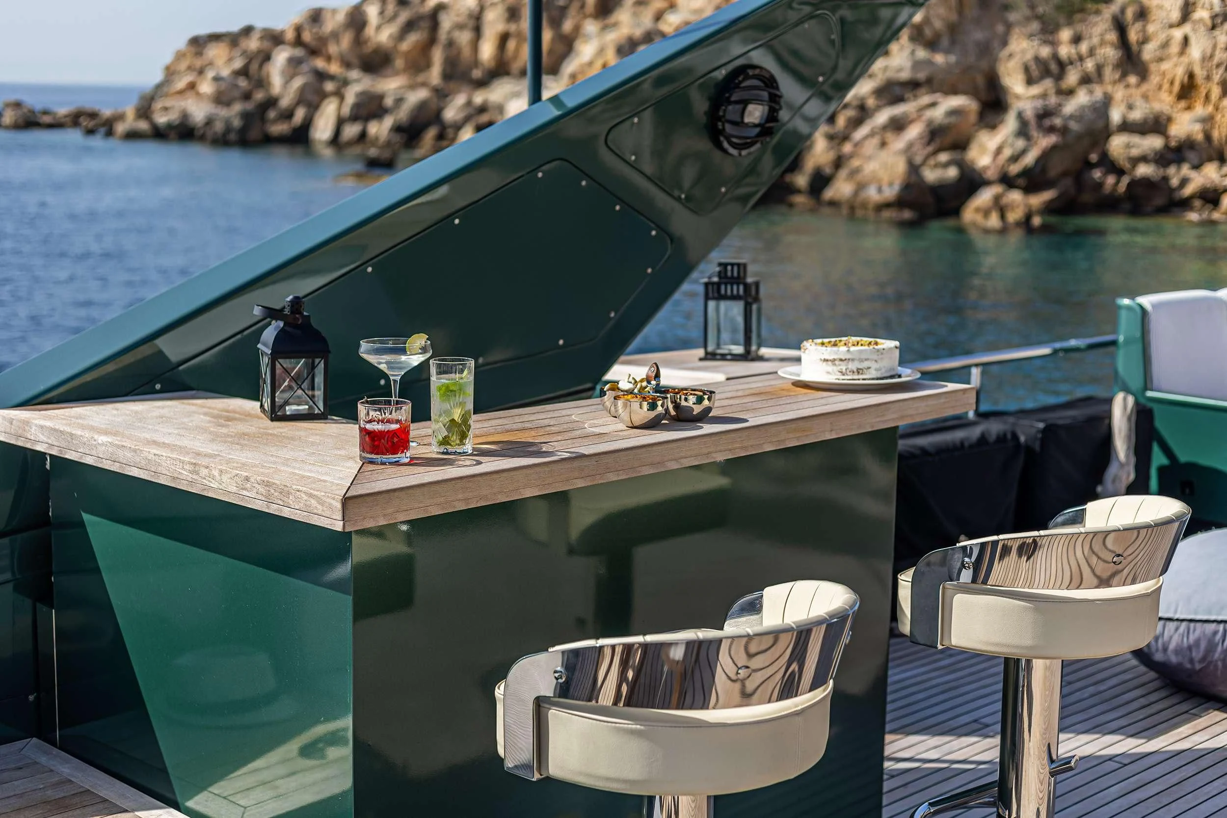 a boat on the water aboard CAN'T REMEMBER Yacht for Sale