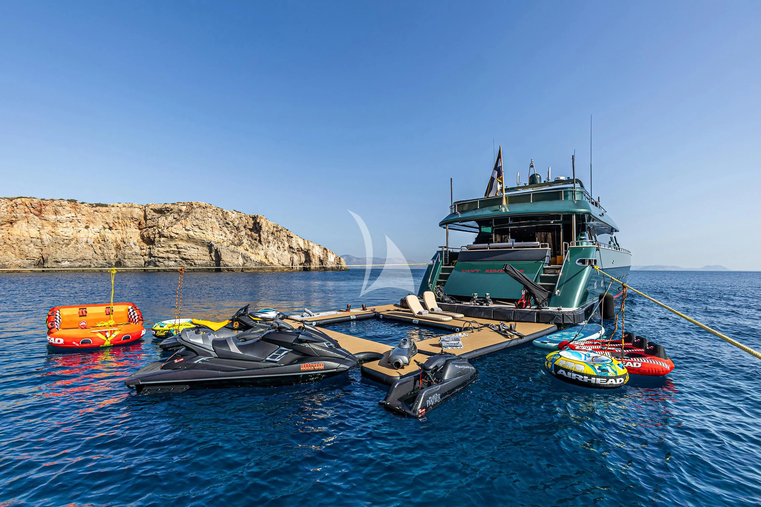 boats in the water aboard CAN'T REMEMBER Yacht for Sale