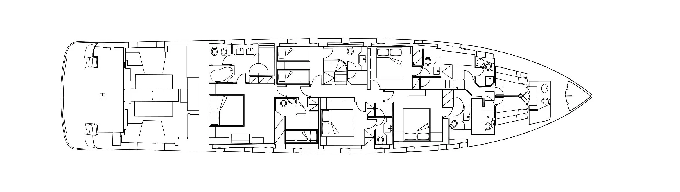 a diagram of a building aboard CAN'T REMEMBER Yacht for Sale