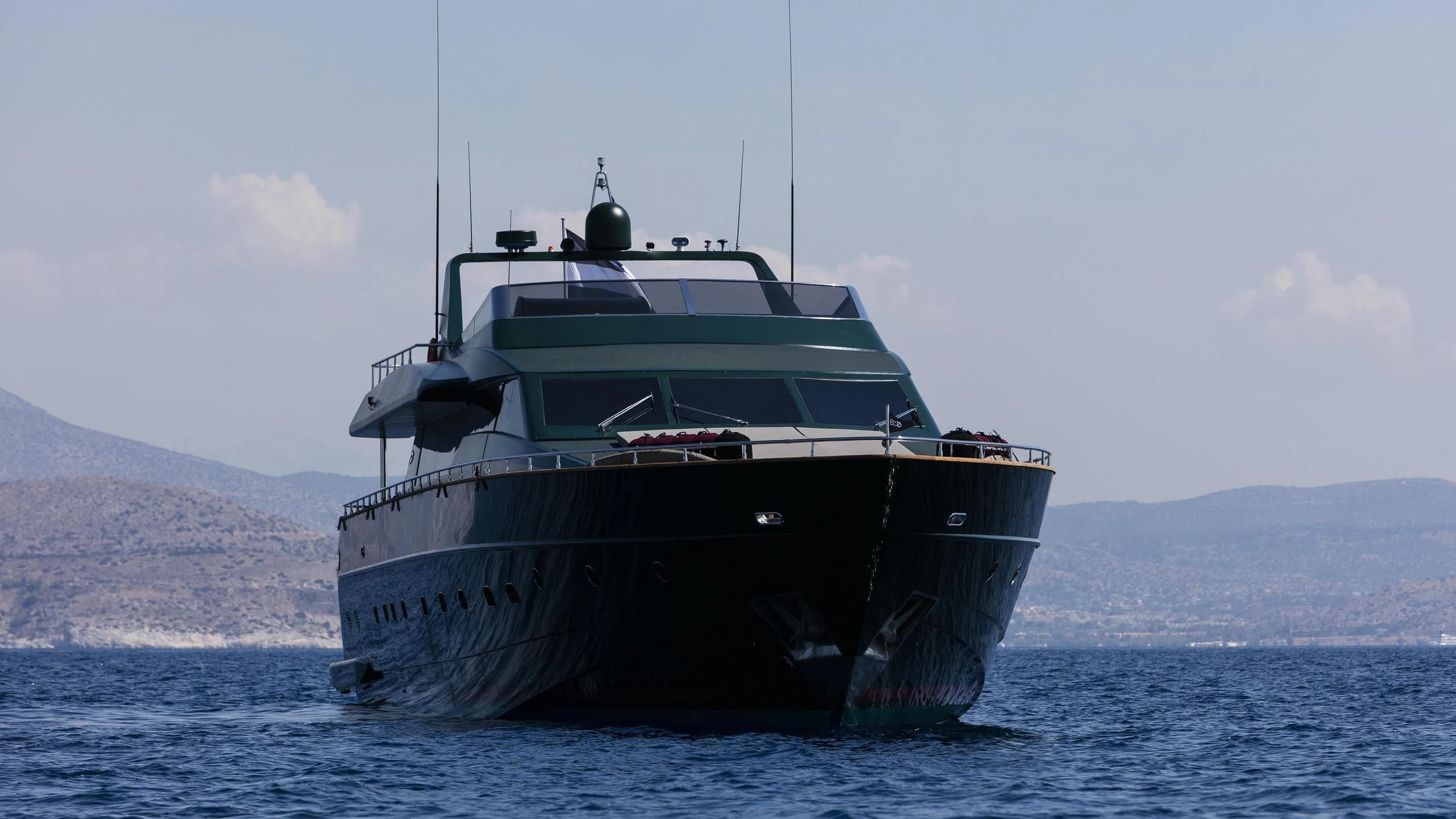 a boat in the water aboard CAN'T REMEMBER Yacht for Sale