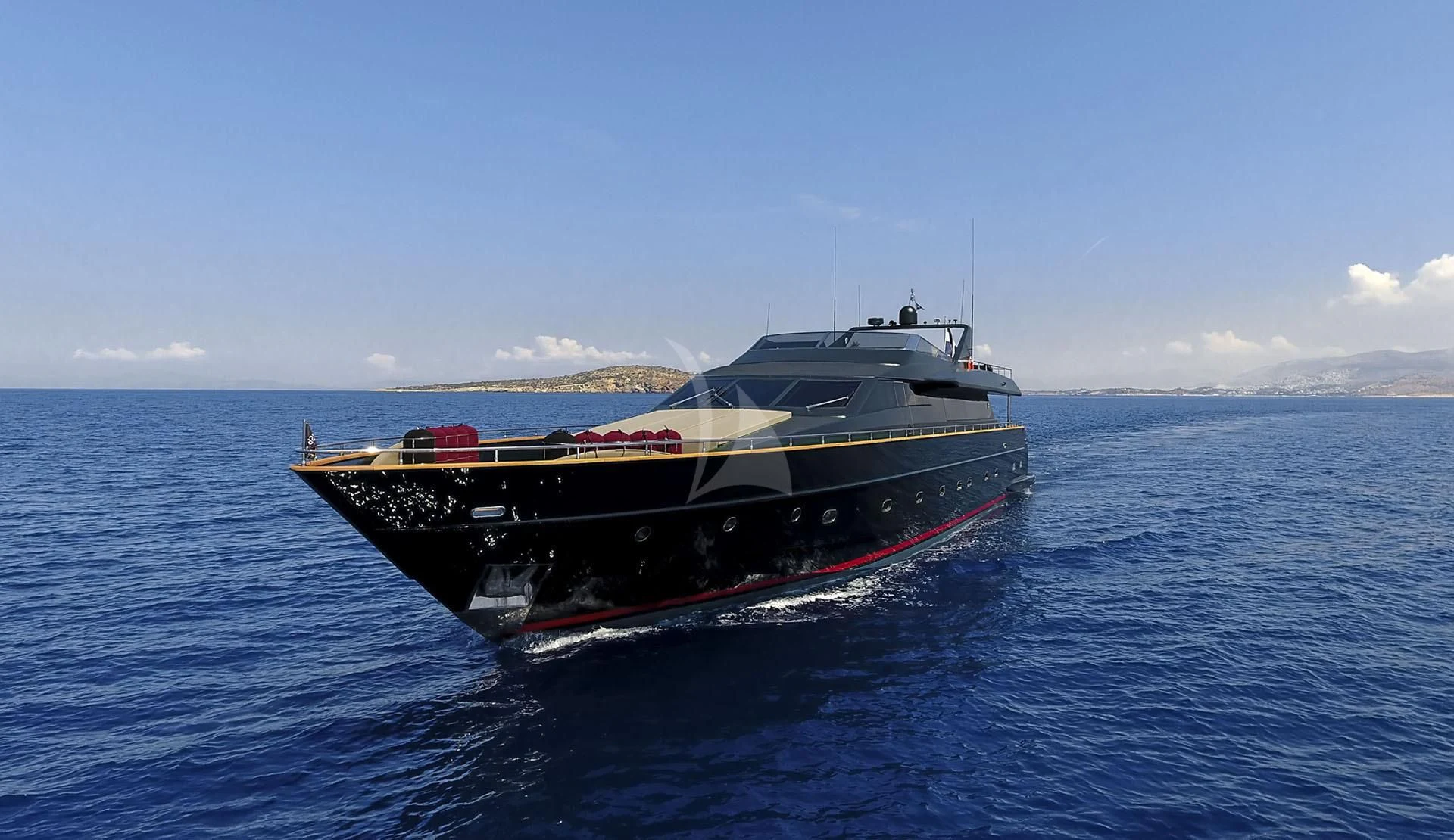 a boat in the water aboard CAN'T REMEMBER Yacht for Sale