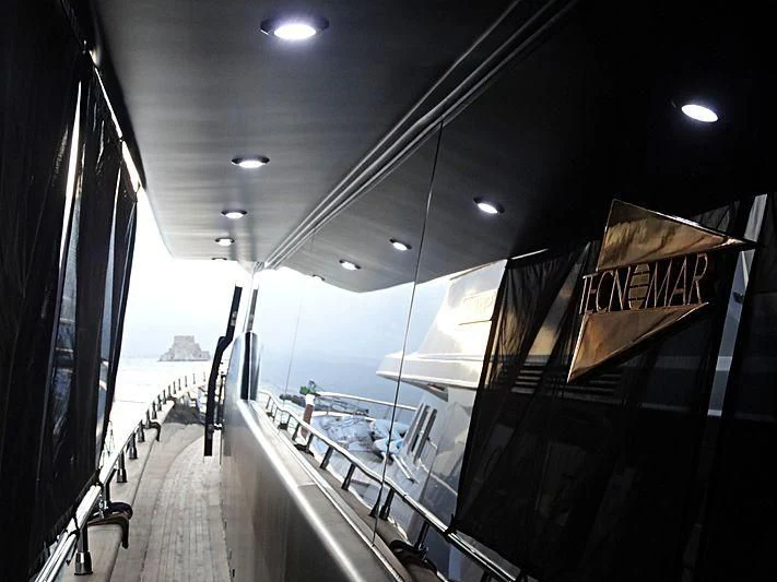 a deck with a large deck and a large body of water aboard CAN'T REMEMBER Yacht for Sale