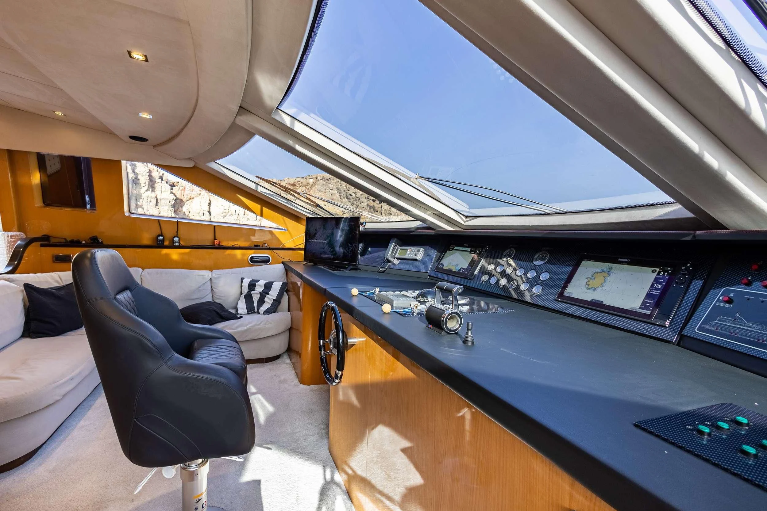 inside of a plane aboard CAN'T REMEMBER Yacht for Sale