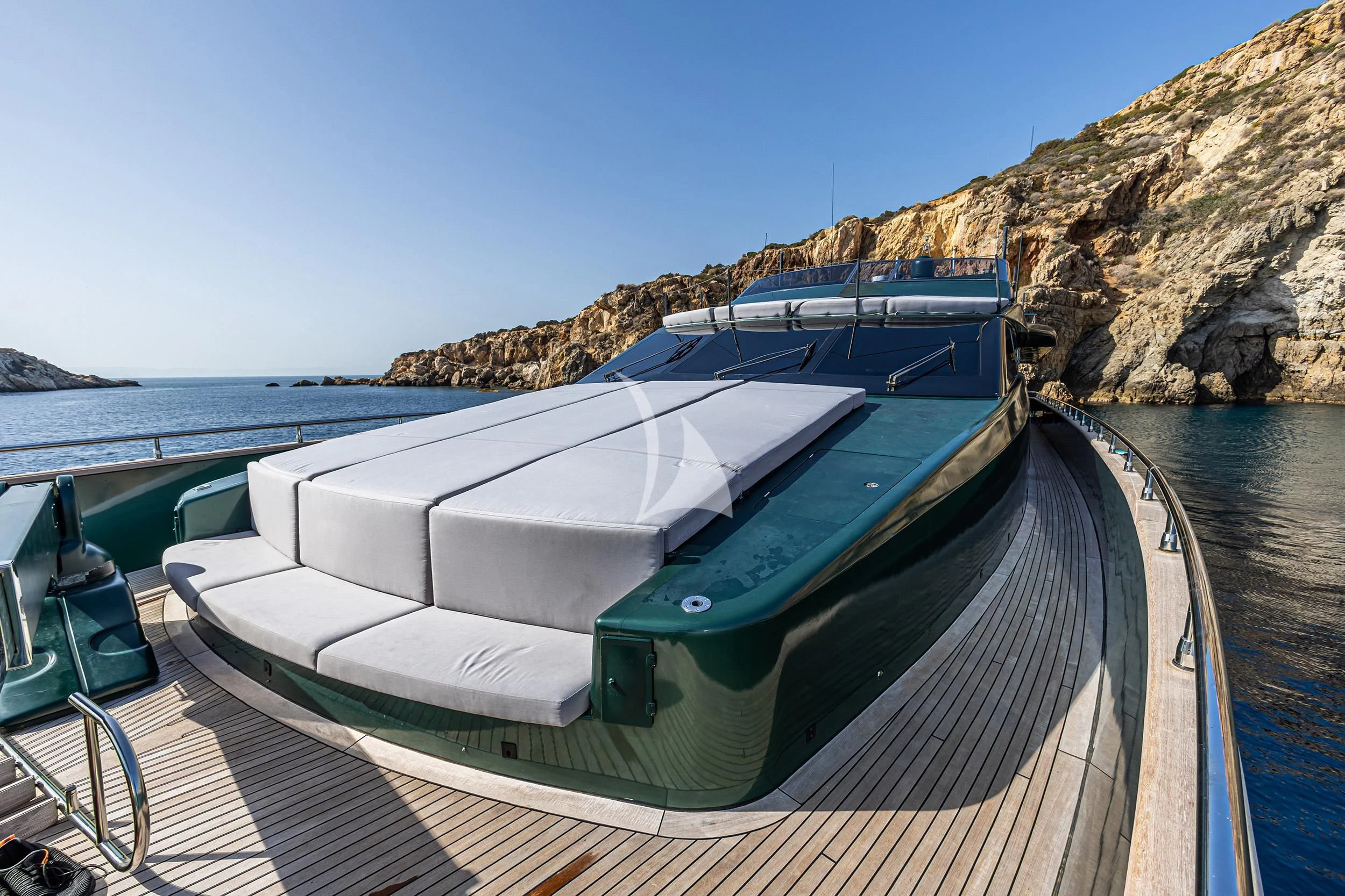 a boat on a dock aboard CAN'T REMEMBER Yacht for Sale