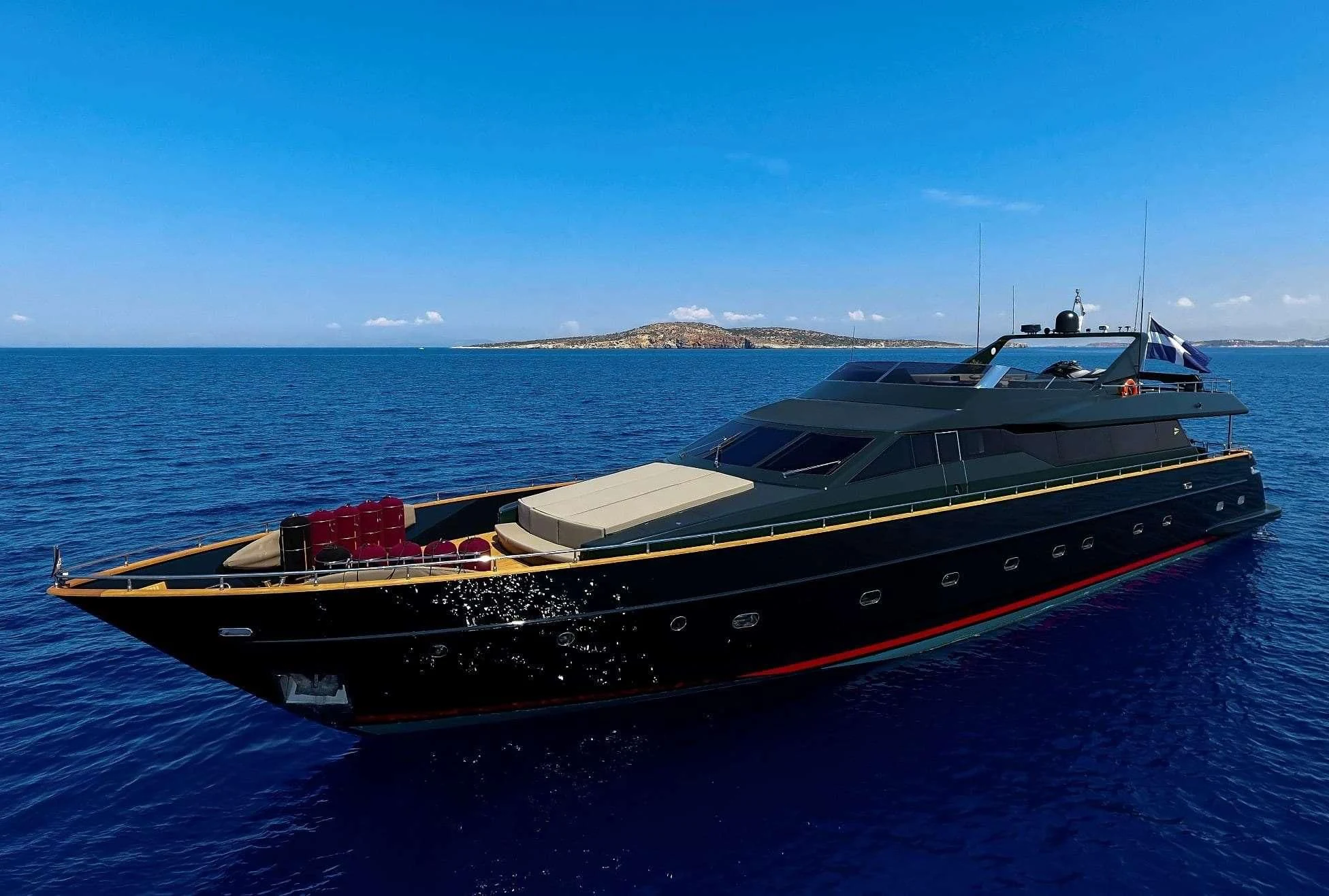 a boat on the water aboard CAN'T REMEMBER Yacht for Sale