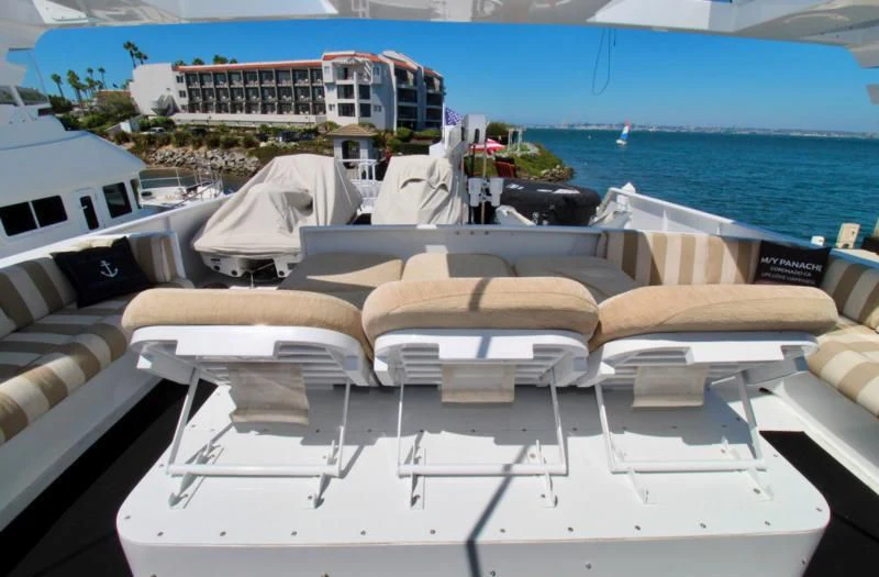 a group of boats on a beach aboard PANACHE Yacht for Sale
