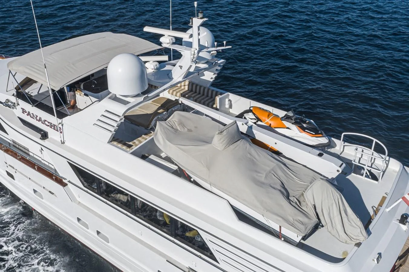 a boat on the water aboard PANACHE Yacht for Sale