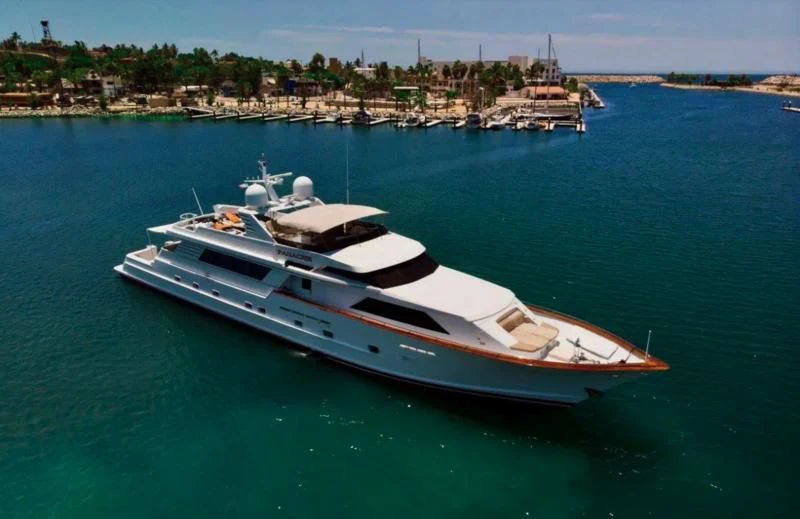 a boat in the water aboard PANACHE Yacht for Sale