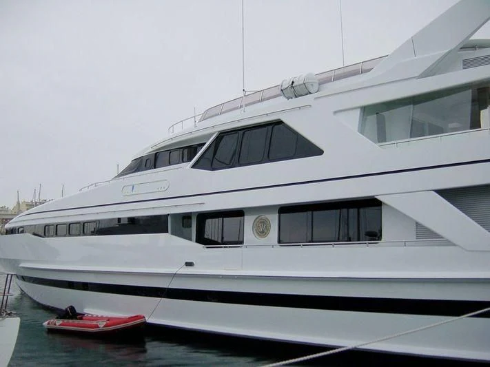 a boat in the water aboard HARBOUR MOON Yacht for Sale