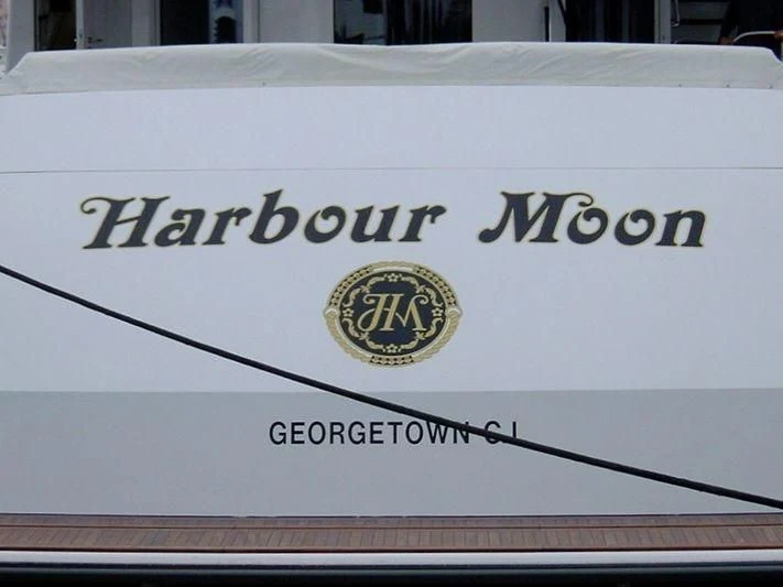 text, letter aboard HARBOUR MOON Yacht for Sale