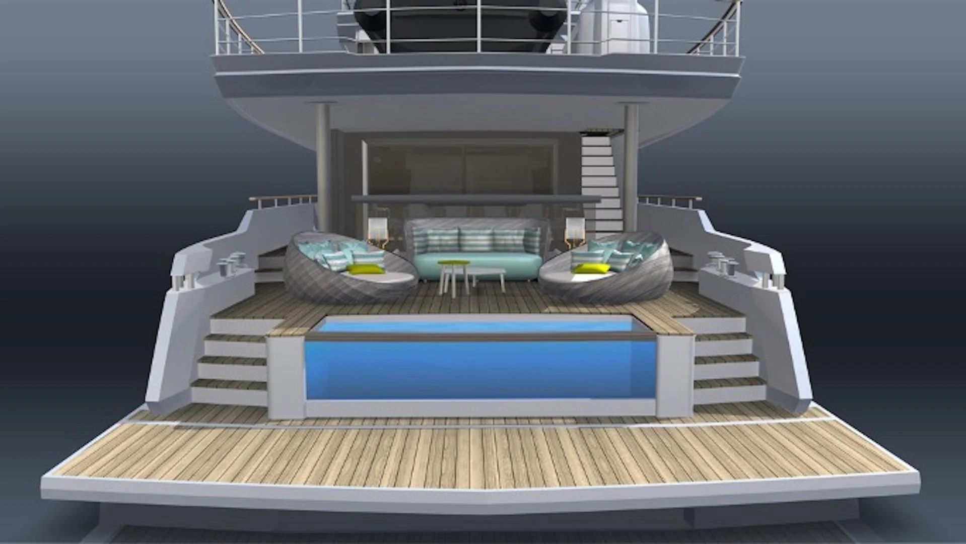 a model of a house aboard NUMARINE 40MXP/17 Yacht for Sale