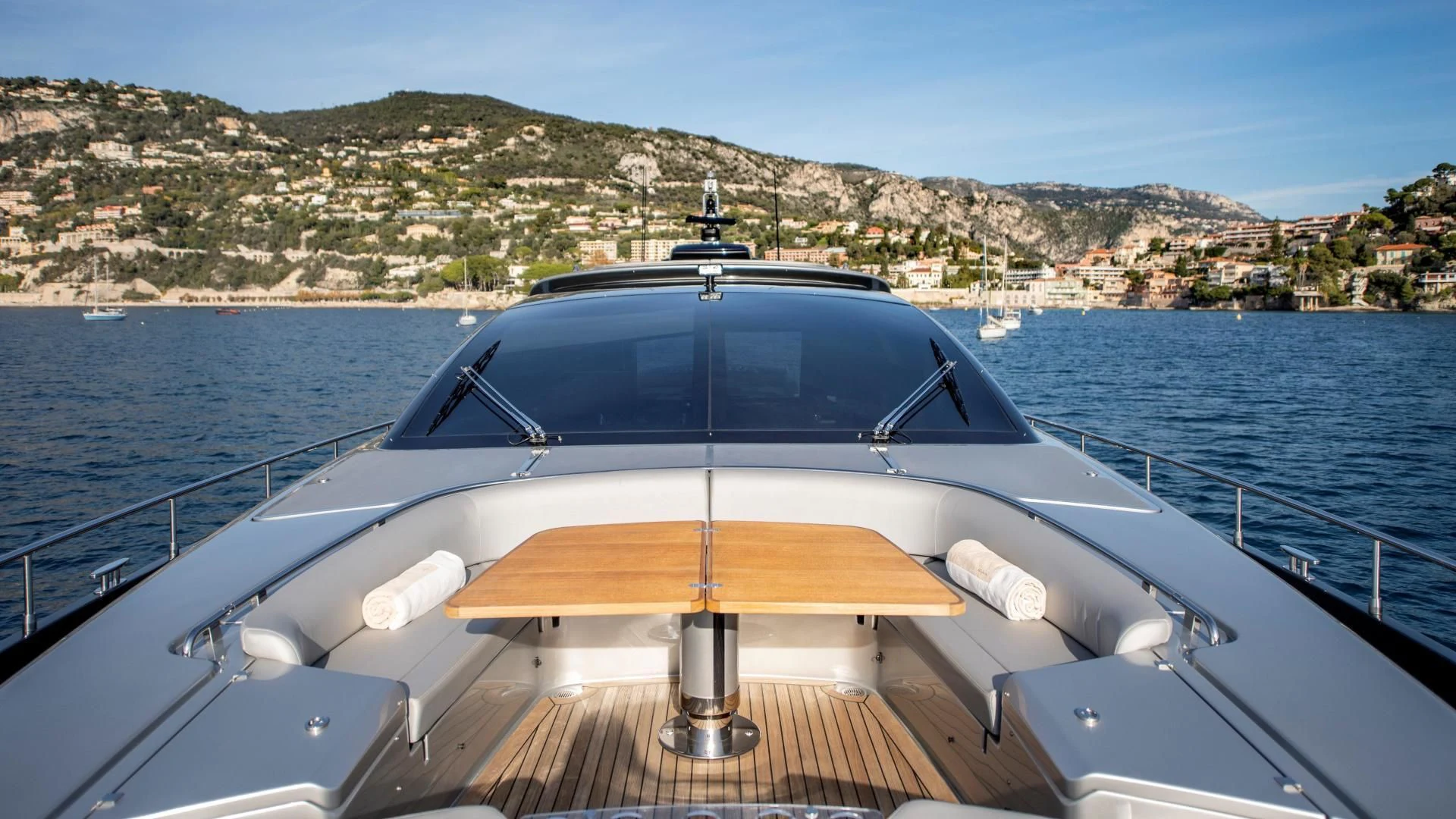 a boat on the water aboard WILDONE Yacht for Sale