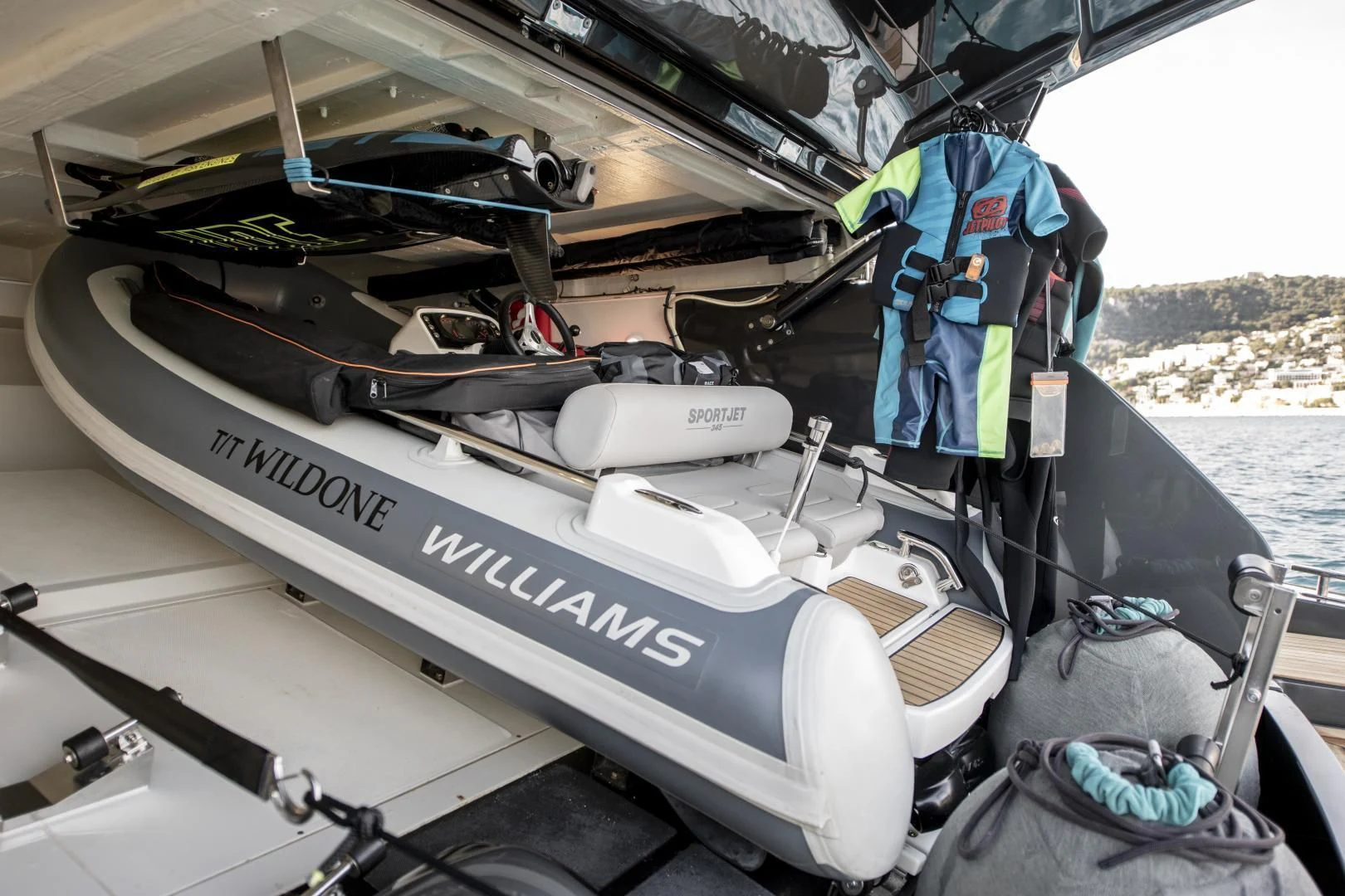a person in a boat aboard WILDONE Yacht for Sale