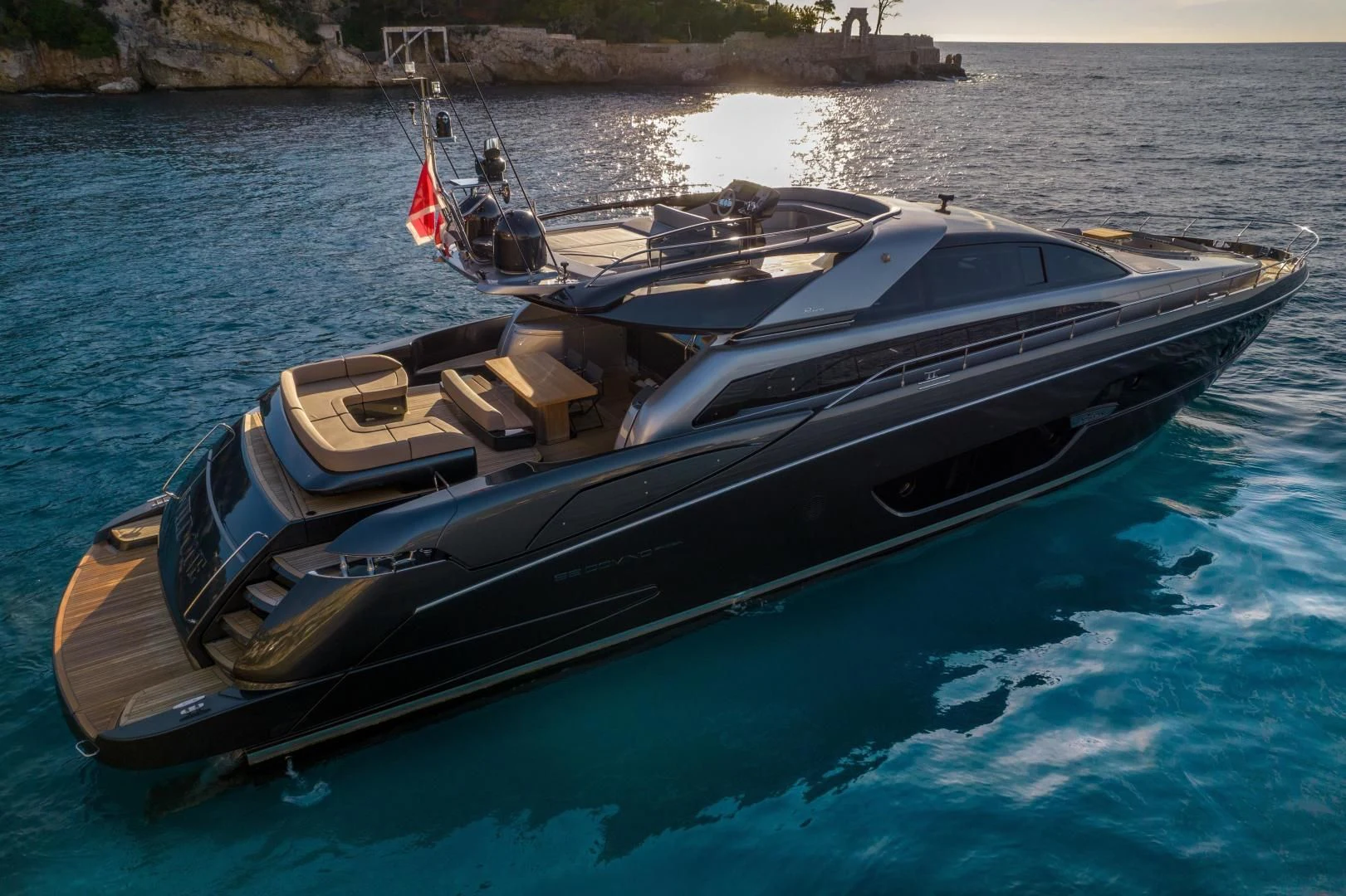 a boat on the water aboard WILDONE Yacht for Sale