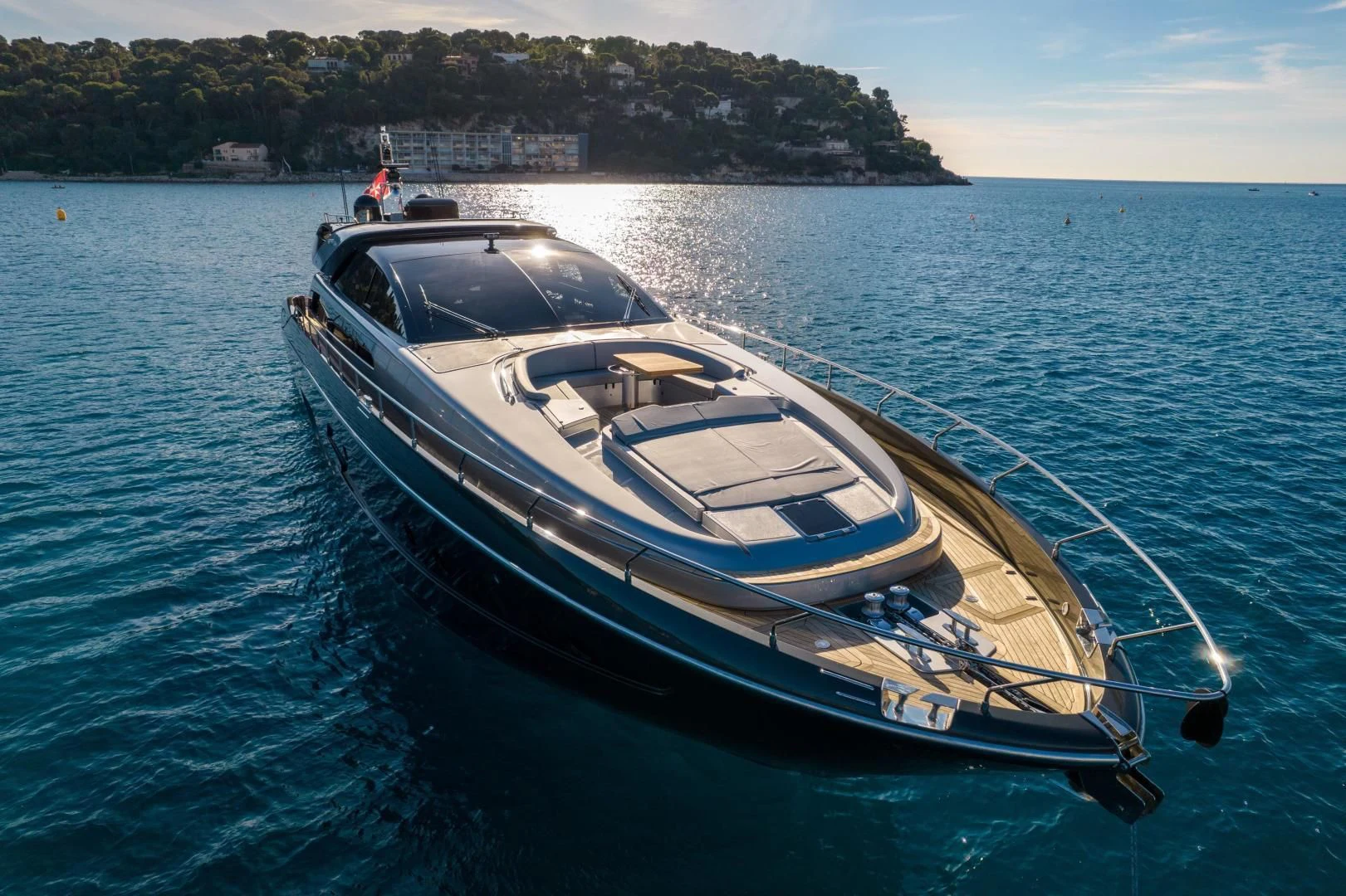 a boat on the water aboard WILDONE Yacht for Sale