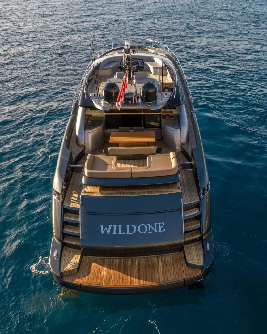 a boat on the water aboard WILDONE Yacht for Sale