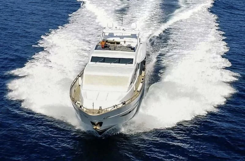 a boat on the water aboard TOI MOI ET ROBY Yacht for Sale
