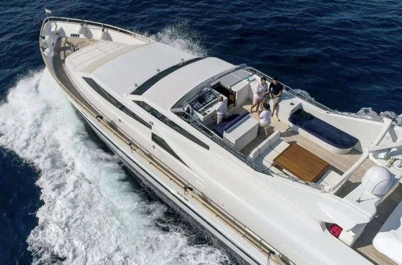 a boat on the water aboard TOI MOI ET ROBY Yacht for Sale