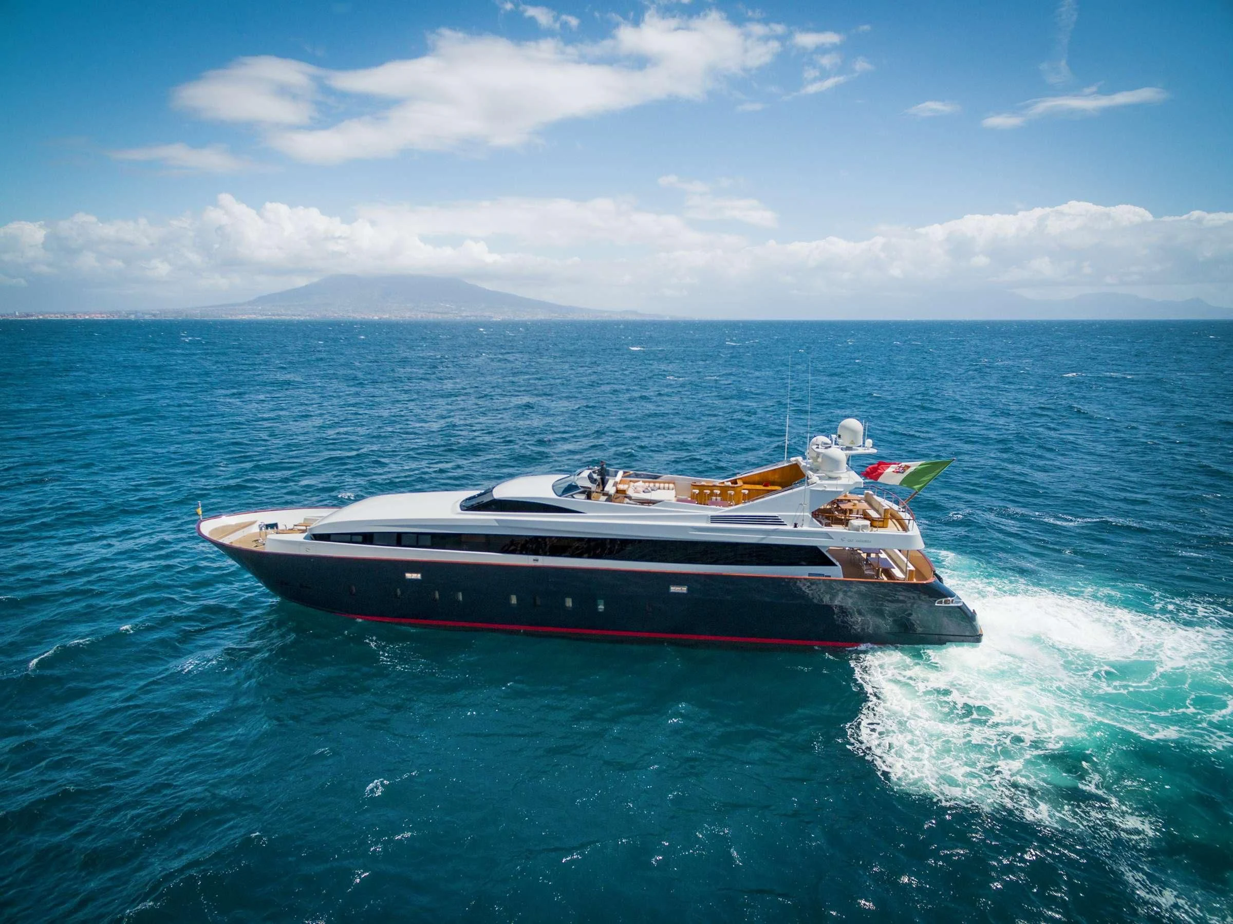 a boat on the water aboard ANGRA TOO Yacht for Sale