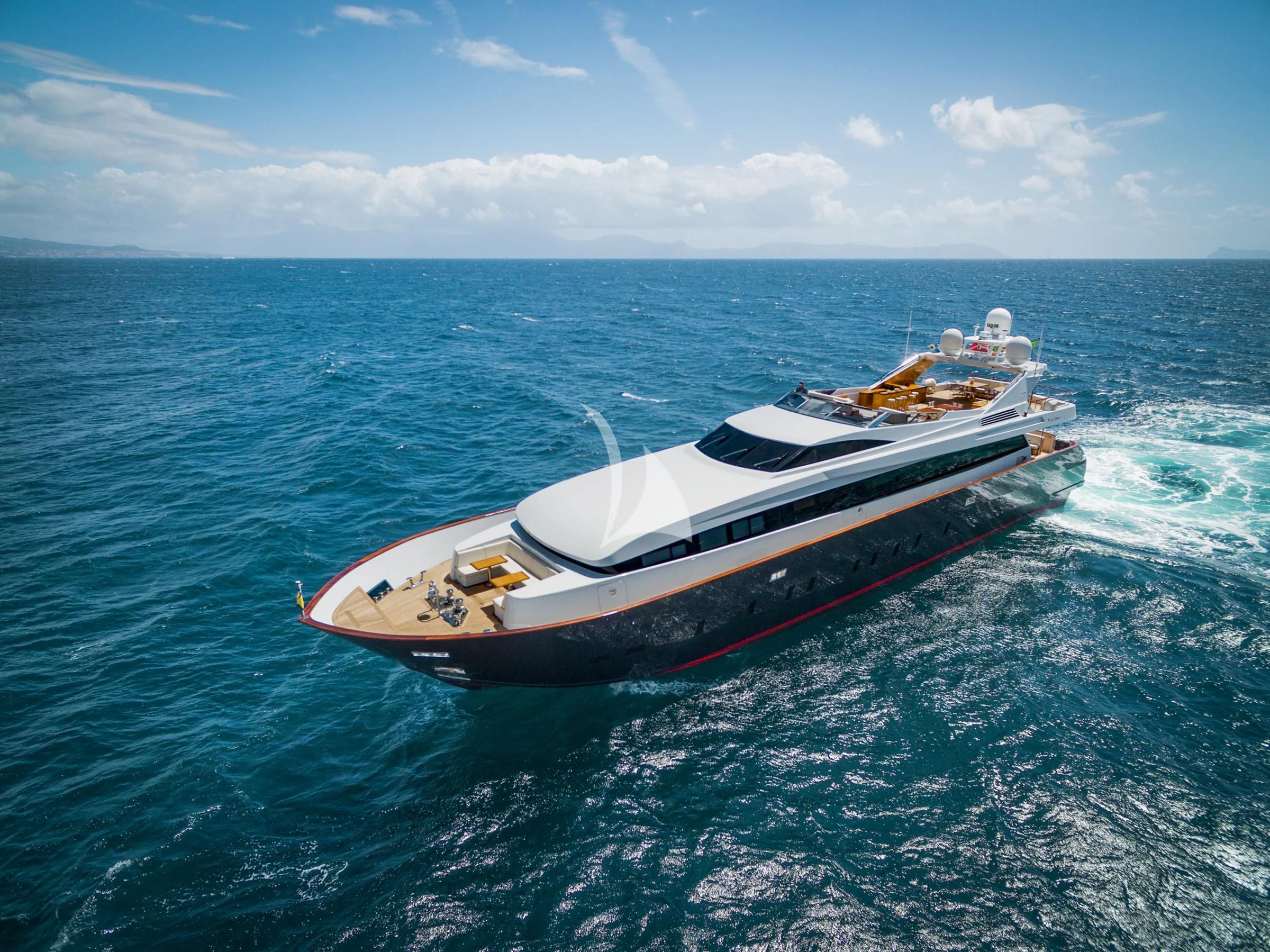 a boat on the water aboard ANGRA TOO Yacht for Sale