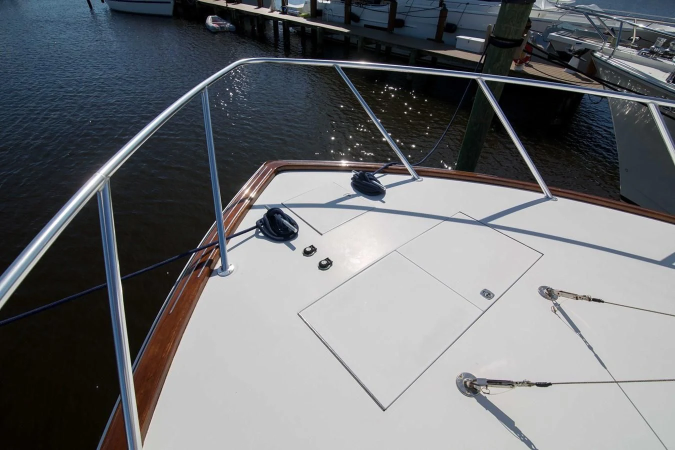 a boat on the water aboard PREDATOR Yacht for Sale