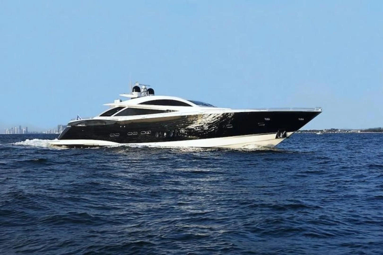 a boat on the water aboard SKY FALL Yacht for Sale