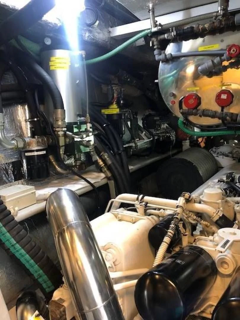 a close-up of a machine aboard SKY FALL Yacht for Sale