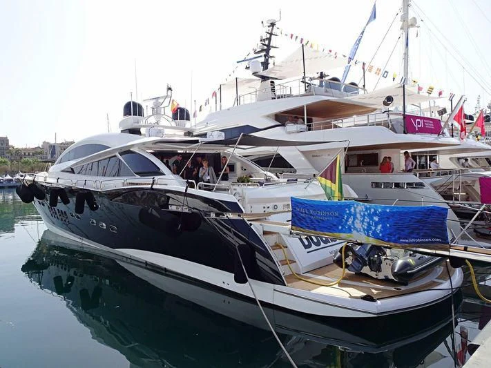 a boat on the water aboard SKY FALL Yacht for Sale