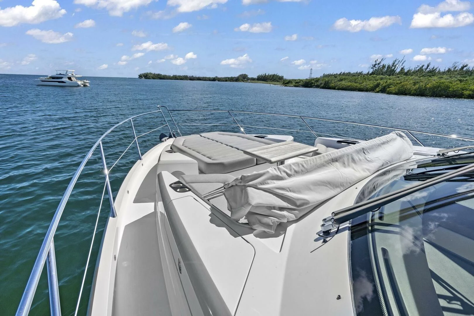 a boat on the water aboard EXIT Yacht for Sale