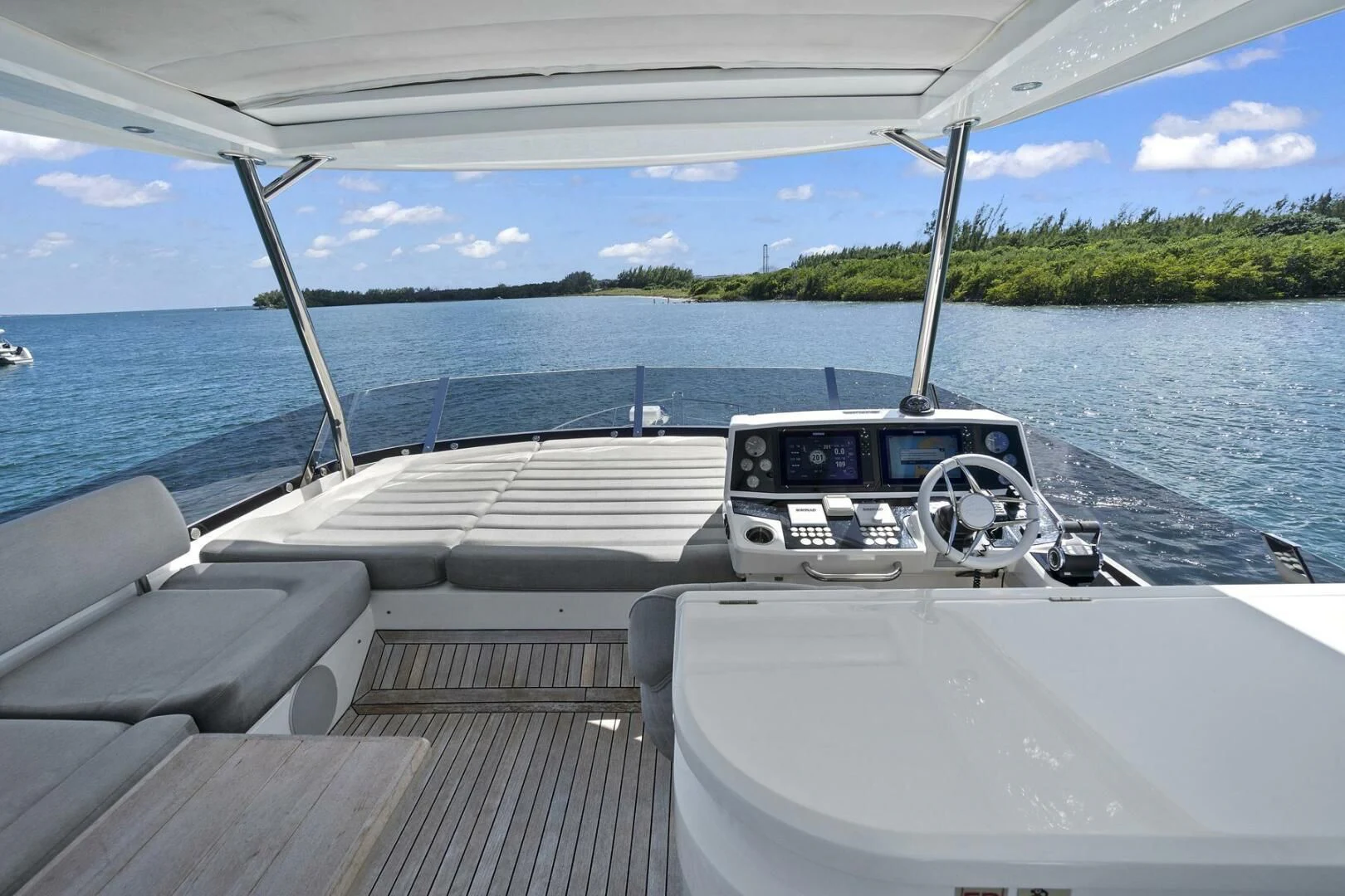 a boat on the water aboard EXIT Yacht for Sale