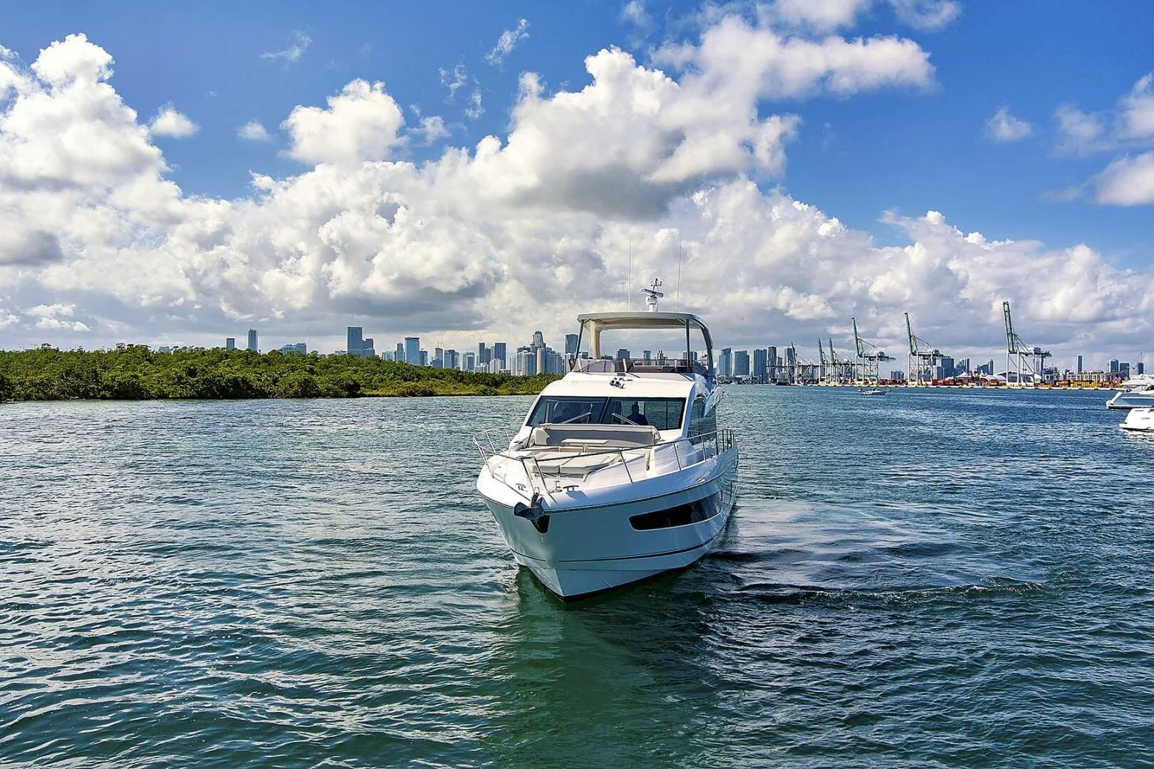 a boat in the water aboard EXIT Yacht for Sale